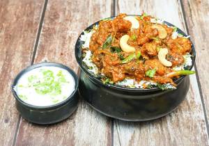 Kaju Mushroom Biryani